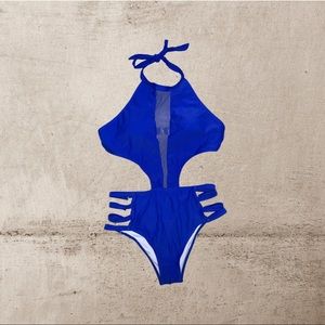 Royal Blue Sexy Swim Suit -  NEW
